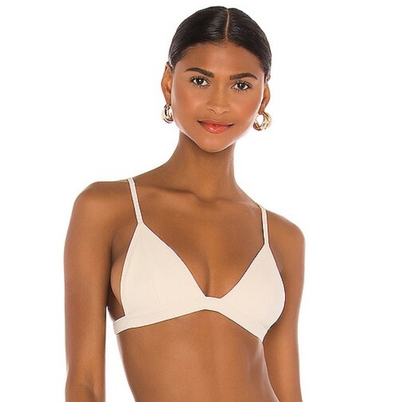 Montce Cream Rib top - Picture 2 of 3